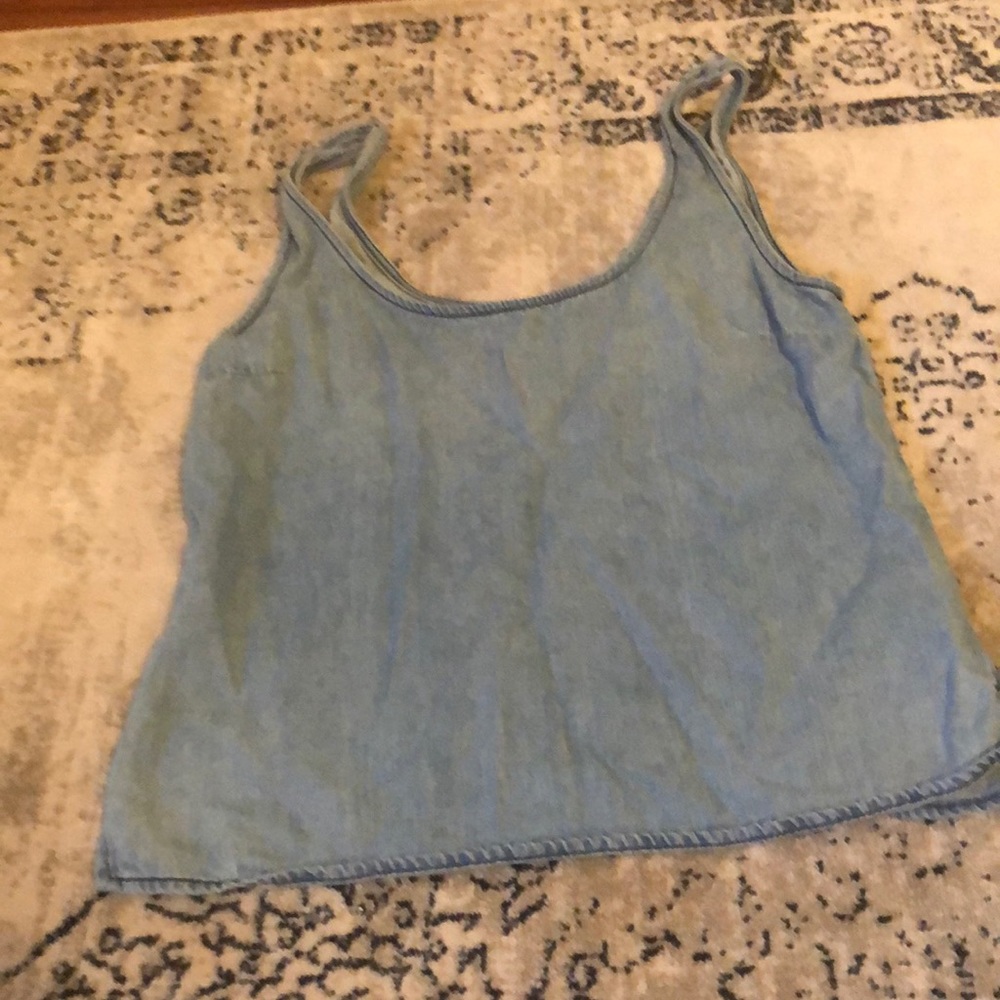 Denim cropped top! Rag and Bone!